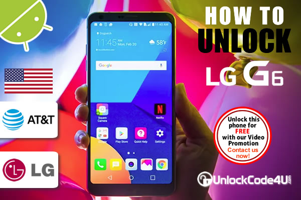 Lg G6 Free Phone Unlock Code